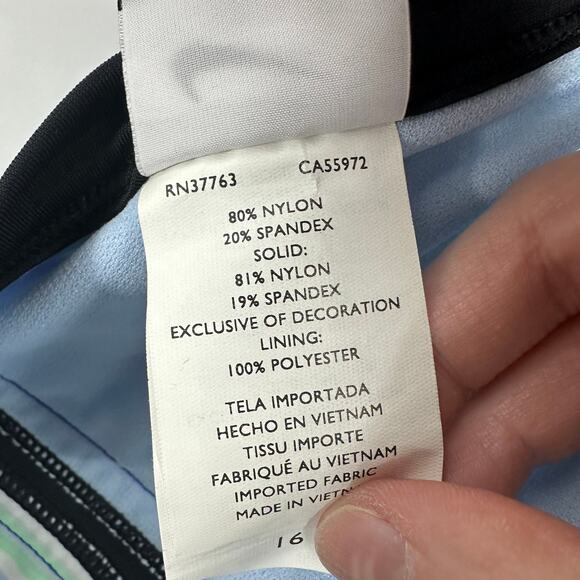 Nike Women's Striped Halter‎ Top size 16 V-Neck - Picture 4 of 8